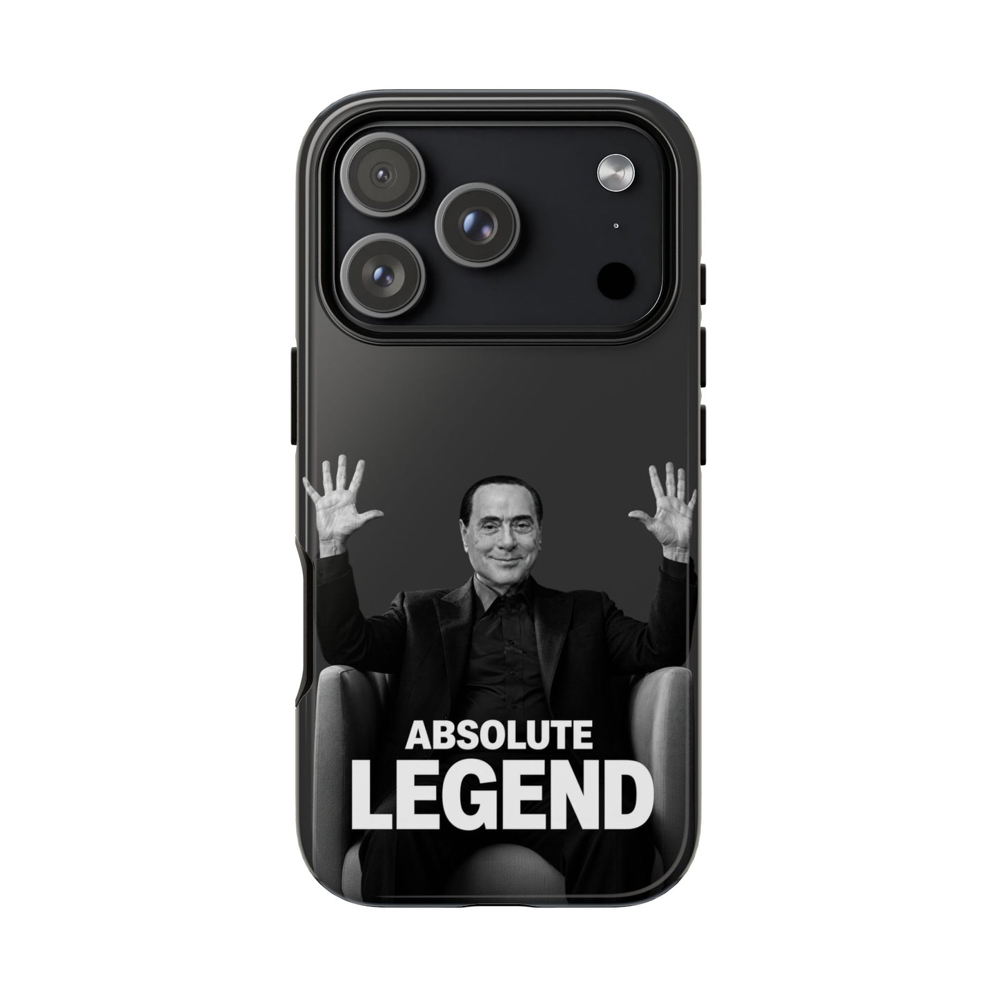 Cover "Absolute Legend" Silvio Berlusconi | iPhone e Samsung