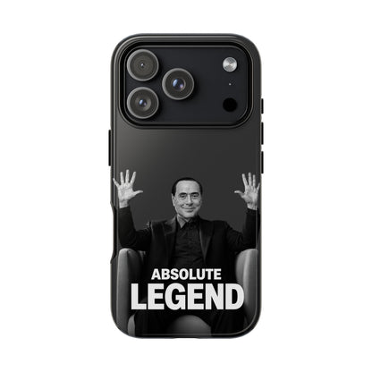 Cover "Absolute Legend" Silvio Berlusconi | iPhone e Samsung
