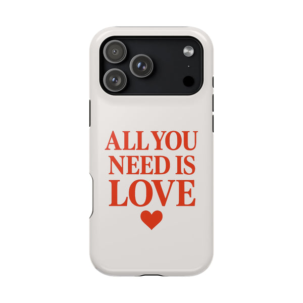 All You Need Is Love iPhone Case
