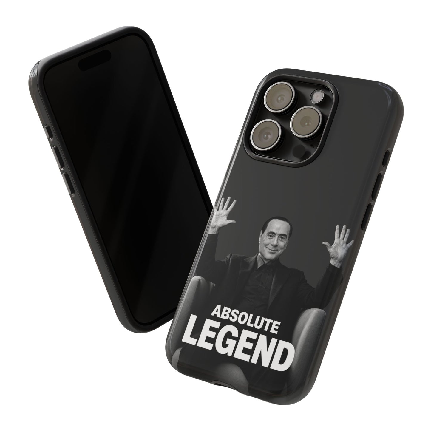 Cover "Absolute Legend" Silvio Berlusconi | iPhone e Samsung