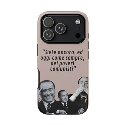 Cover "Poveri Comunisti" Berlusconi | iPhone e Samsung – Chic Gallery