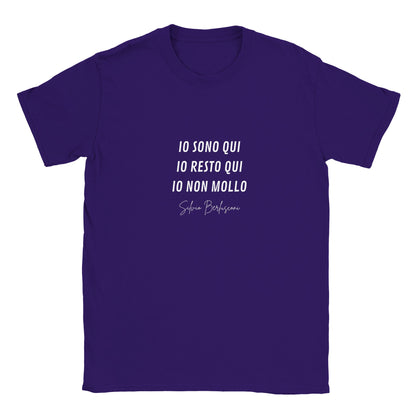 T-shirt Unisex Io Non Mollo. Silvio Berlusconi - ChicGallery