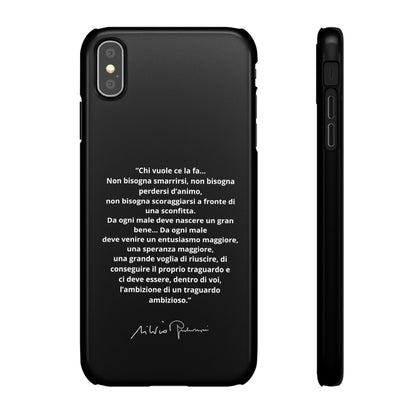 Cover Snap iPhone Silvio Motivazione - ChicGallery