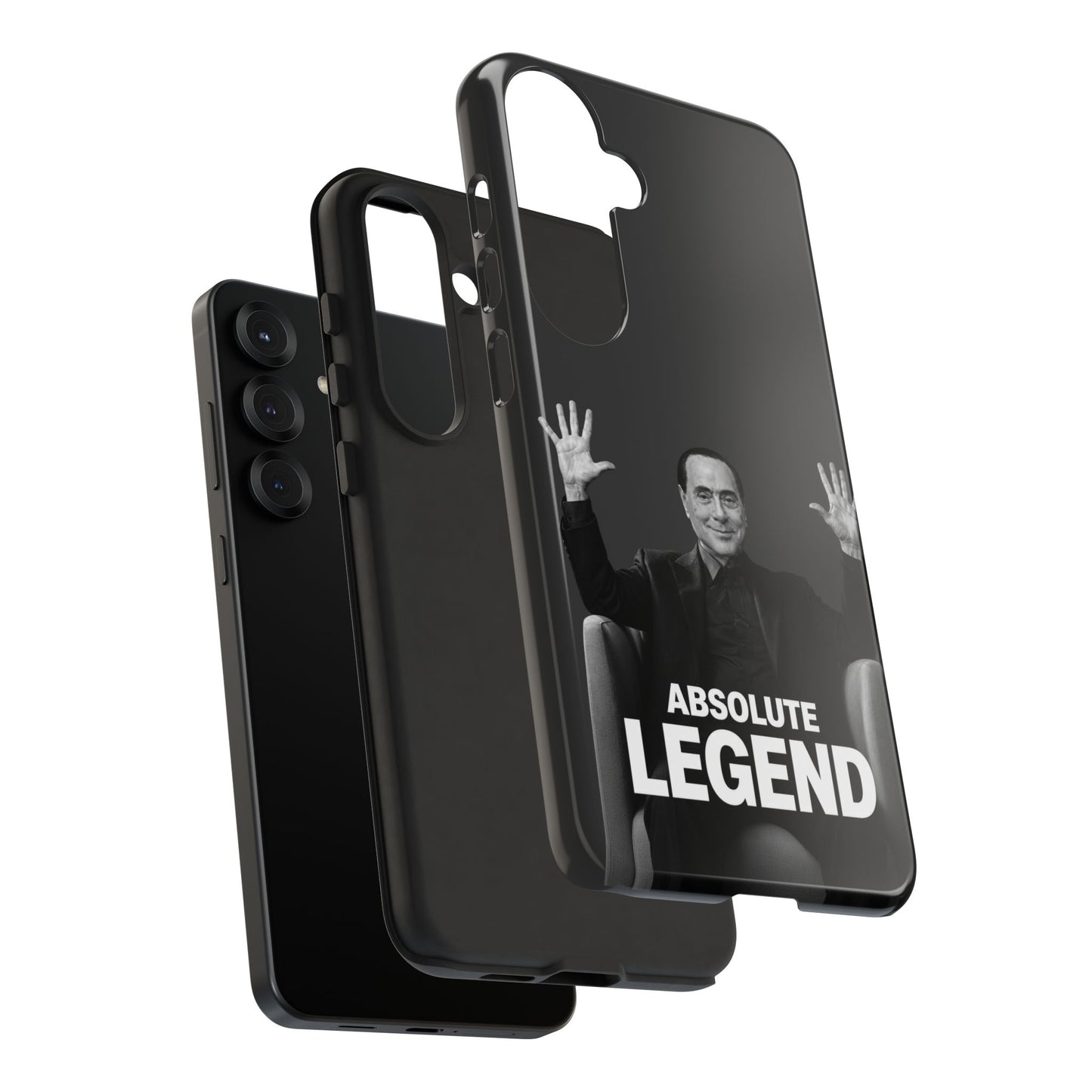 Cover "Absolute Legend" Silvio Berlusconi | iPhone e Samsung