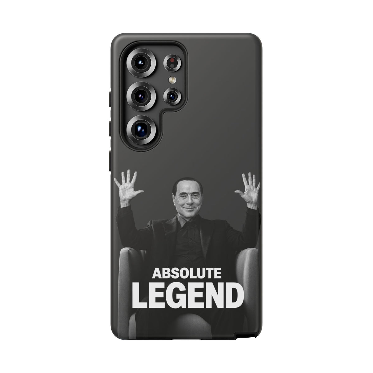 Cover "Absolute Legend" Silvio Berlusconi | iPhone e Samsung