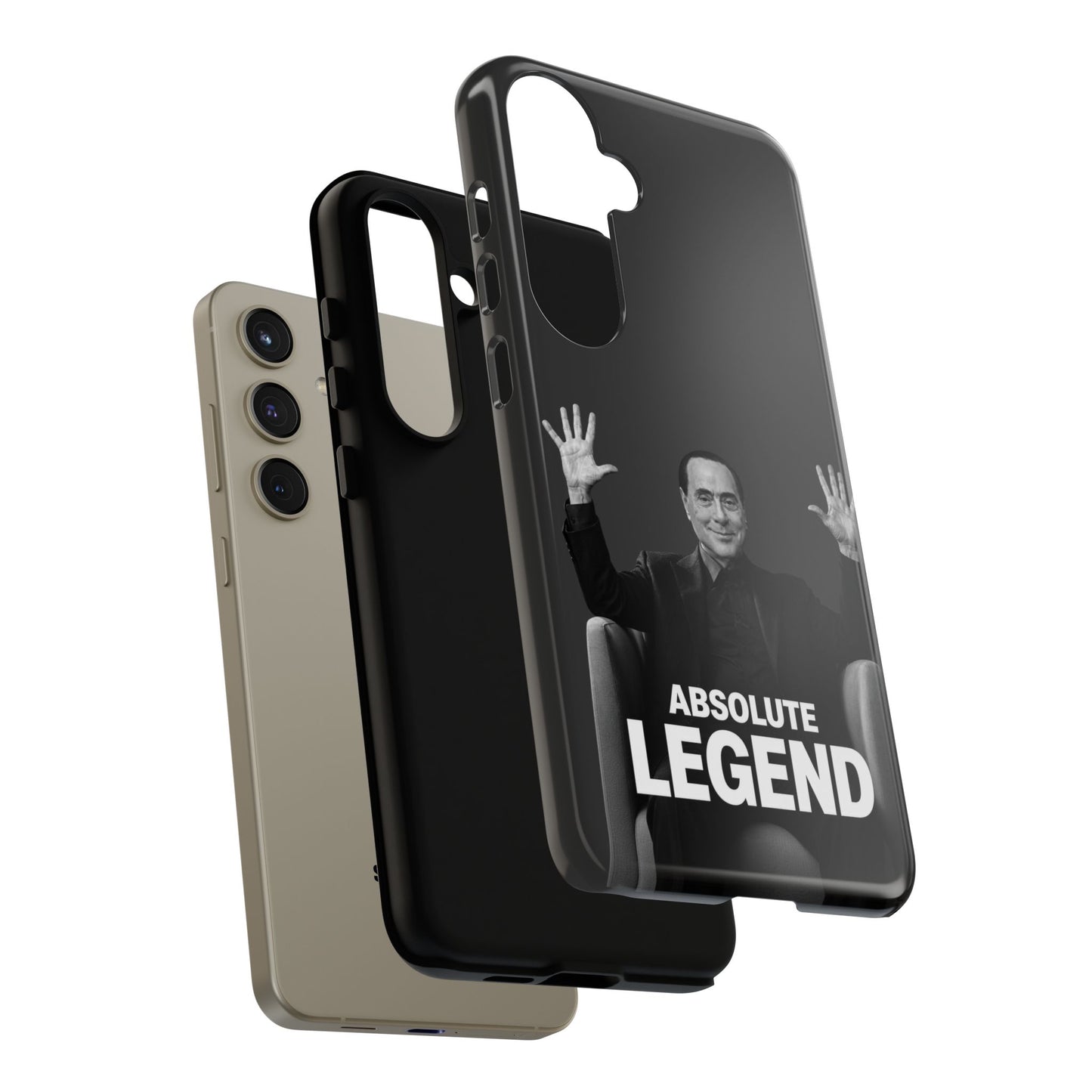 Cover "Absolute Legend" Silvio Berlusconi | iPhone e Samsung