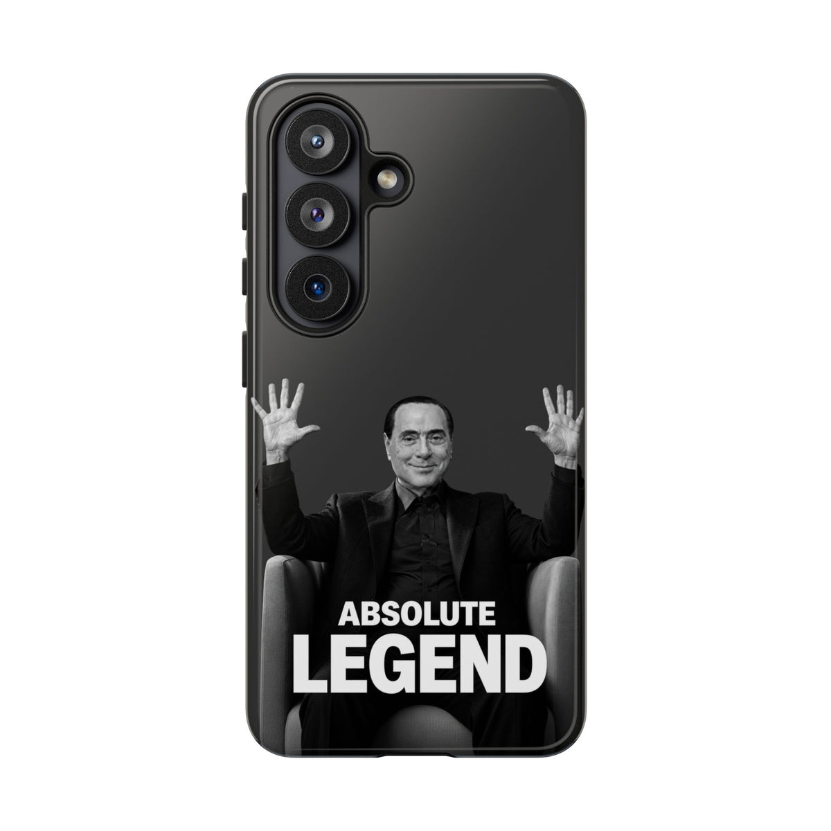 Cover "Absolute Legend" Silvio Berlusconi | iPhone e Samsung