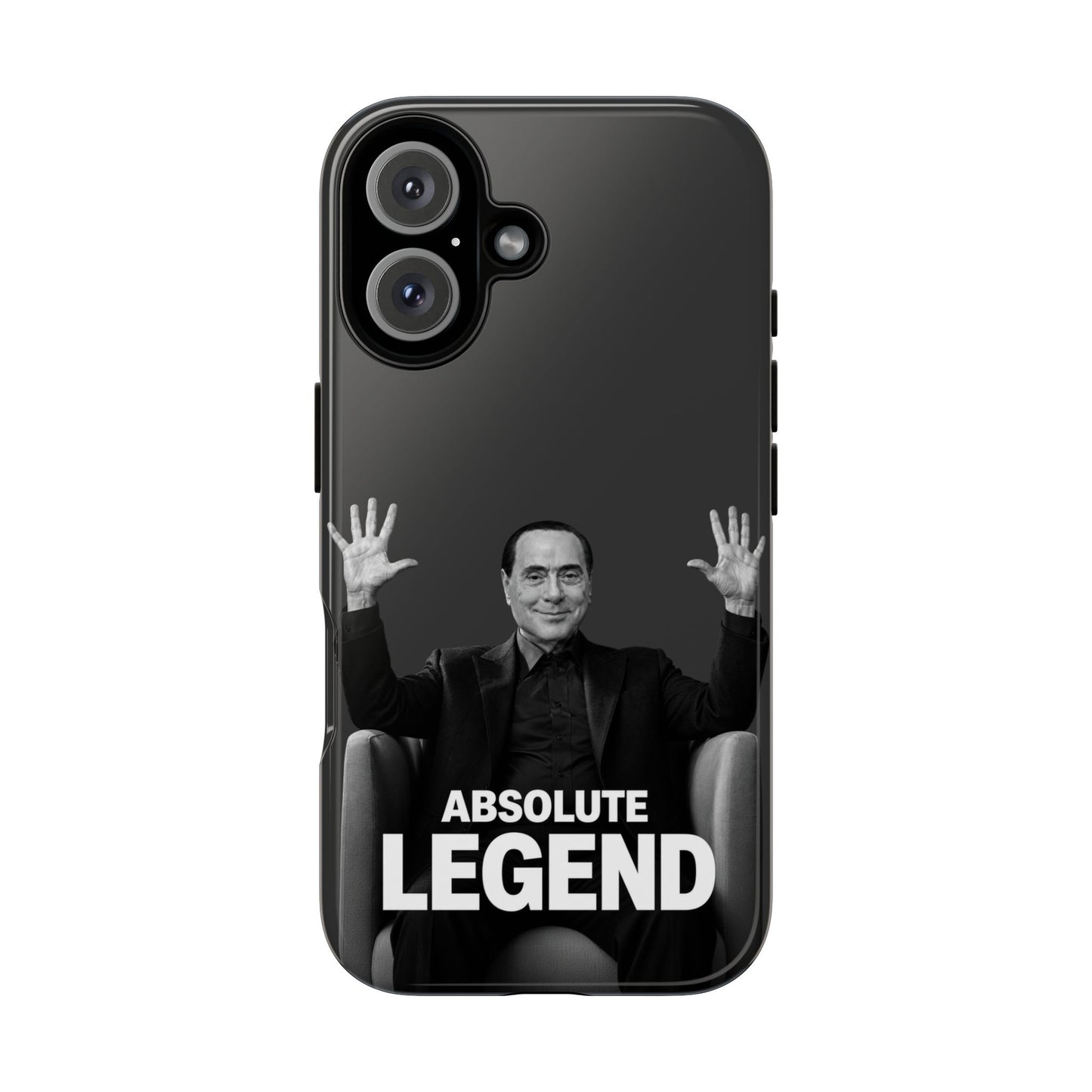Cover "Absolute Legend" Silvio Berlusconi | iPhone e Samsung
