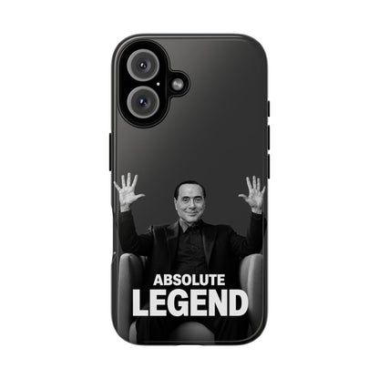 Cover "Absolute Legend" Silvio Berlusconi | iPhone e Samsung