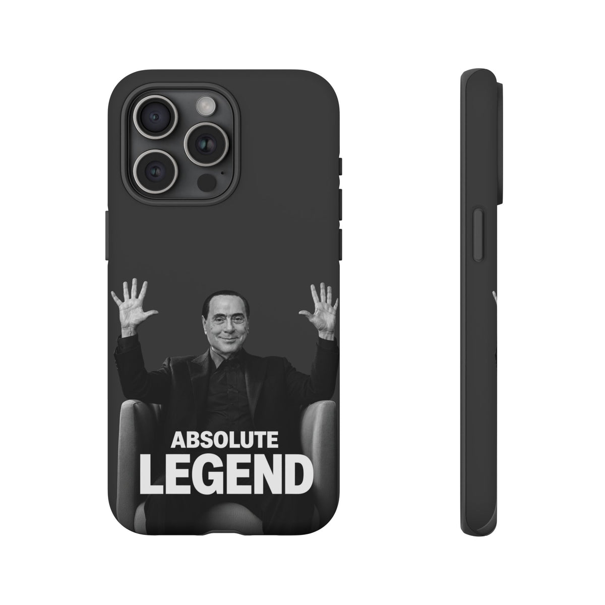 Cover "Absolute Legend" Silvio Berlusconi | iPhone e Samsung