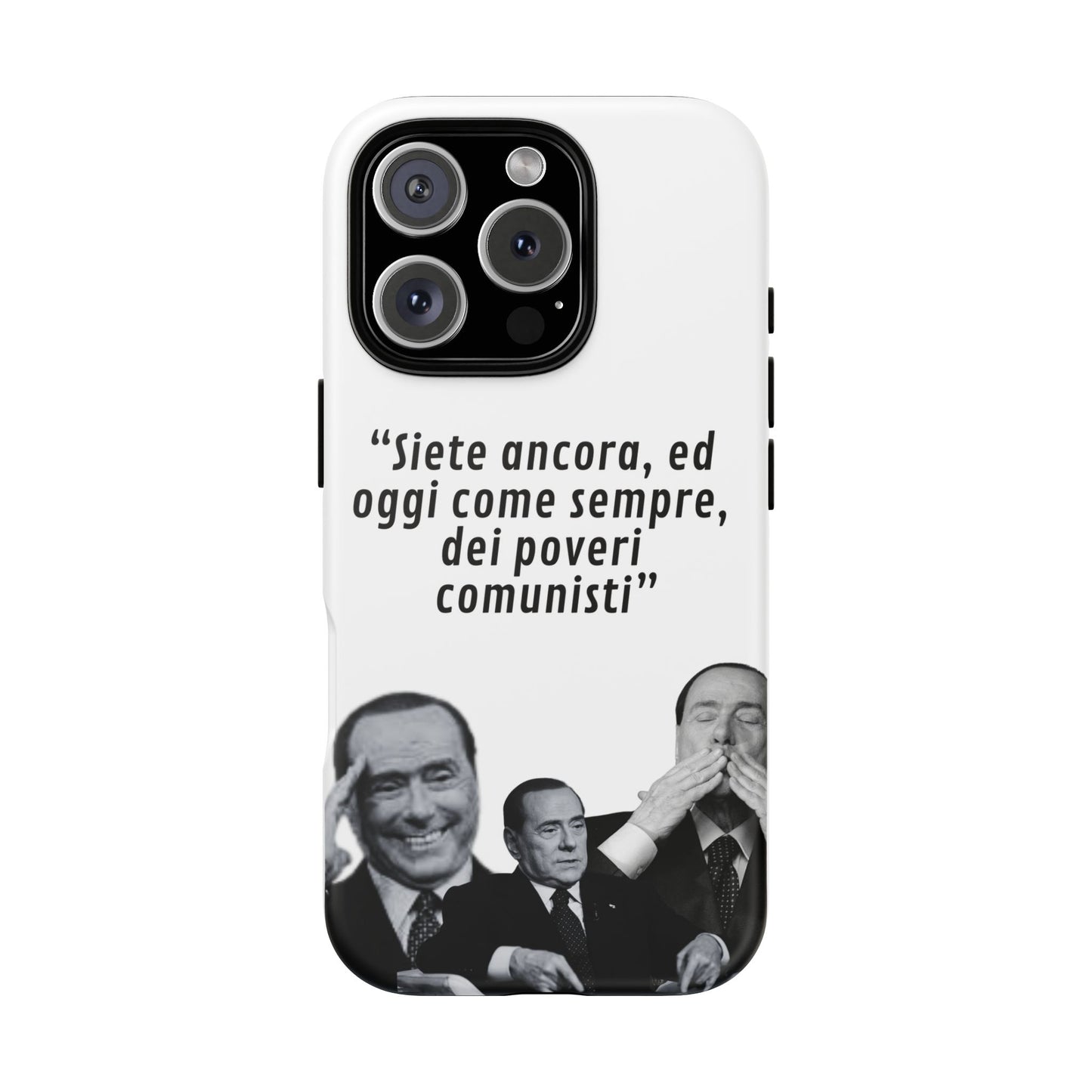Cover Cit. Silvio Berlusconi iPhone/Samsung White
