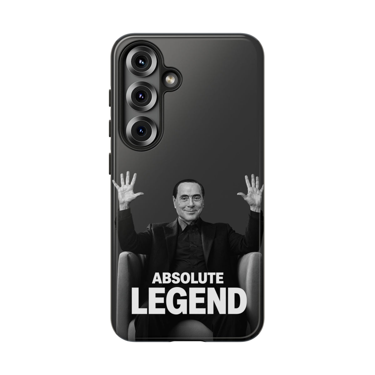 Cover "Absolute Legend" Silvio Berlusconi | iPhone e Samsung