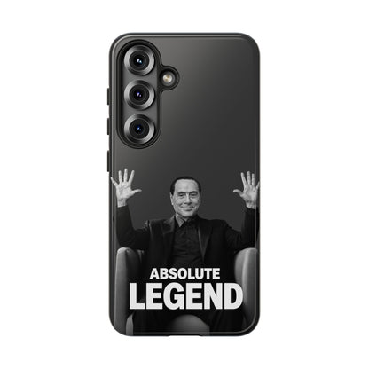 Cover "Absolute Legend" Silvio Berlusconi | iPhone e Samsung