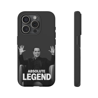 Cover "Absolute Legend" Silvio Berlusconi | iPhone e Samsung