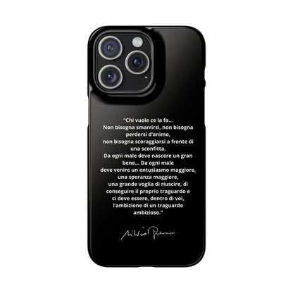 Cover Snap iPhone Silvio Motivazione - ChicGallery