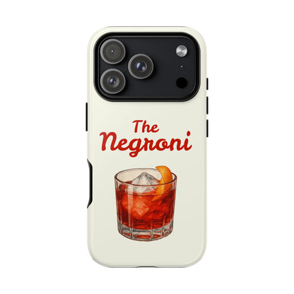 "The Negroni" Aesthetic Phone Case | Iconic Cocktail Cover for iPhone & Samsung