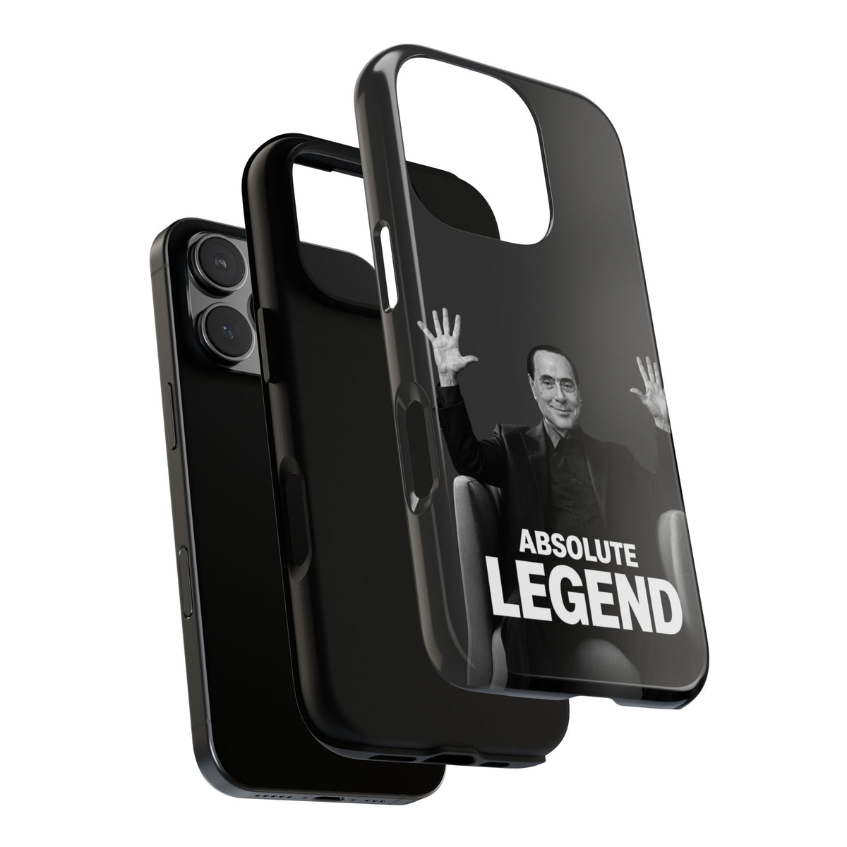 Cover "Absolute Legend" Silvio Berlusconi | iPhone e Samsung