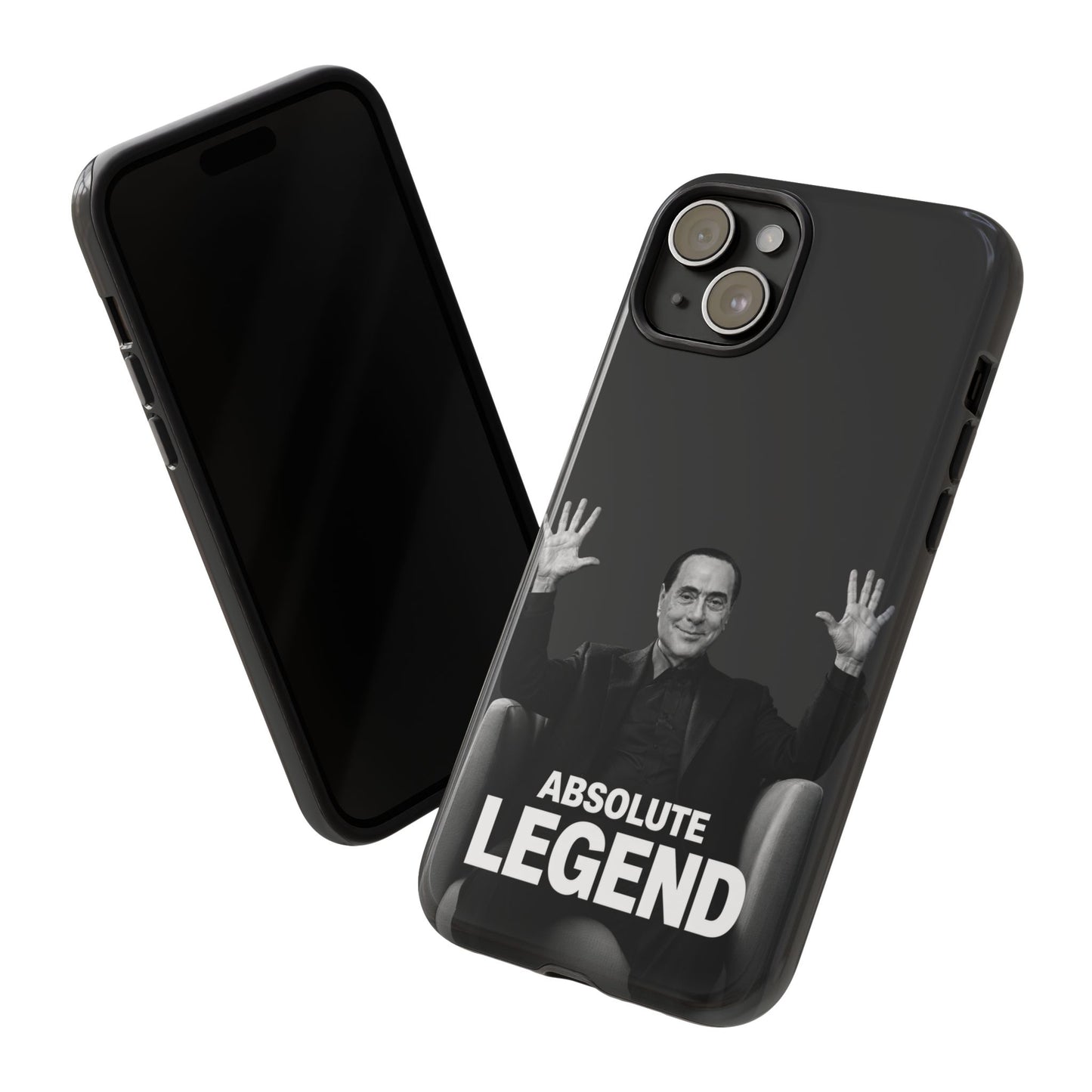 Cover "Absolute Legend" Silvio Berlusconi | iPhone e Samsung