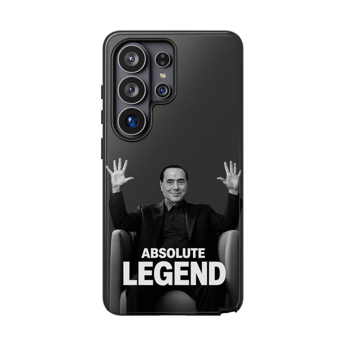 Cover "Absolute Legend" Silvio Berlusconi | iPhone e Samsung