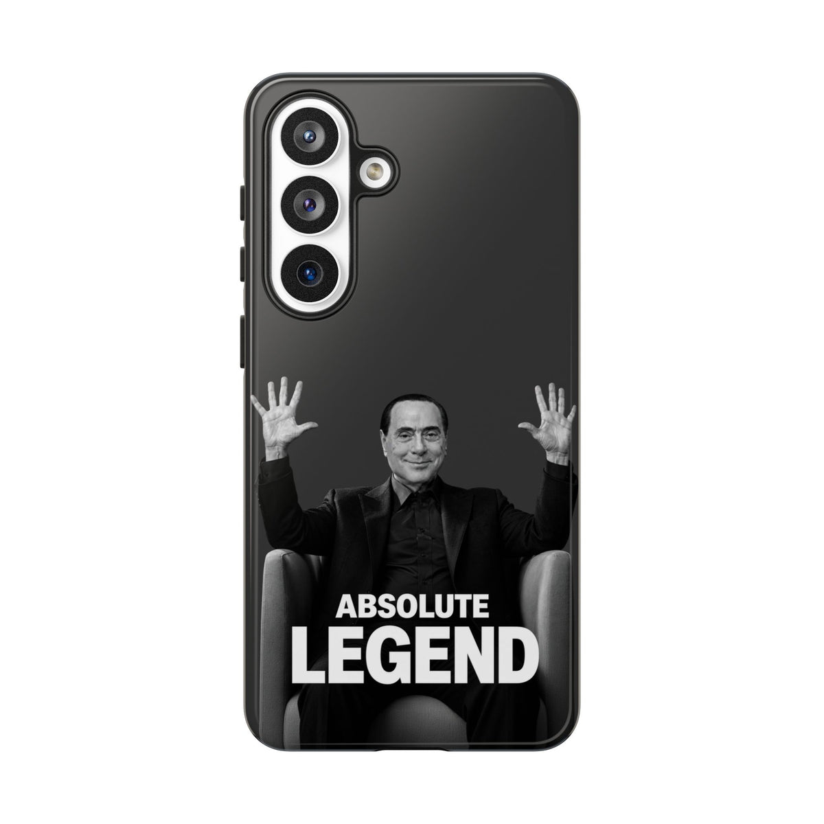 Cover "Absolute Legend" Silvio Berlusconi | iPhone e Samsung