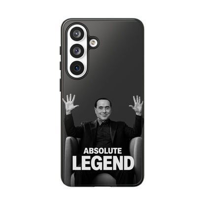Cover "Absolute Legend" Silvio Berlusconi | iPhone e Samsung