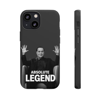 Cover "Absolute Legend" Silvio Berlusconi | iPhone e Samsung