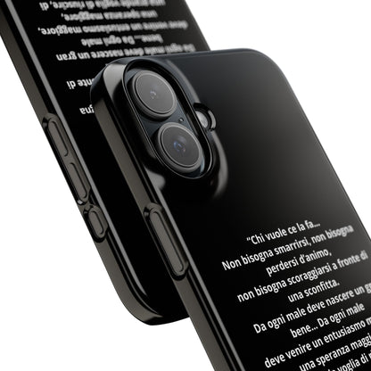 Cover Snap iPhone Silvio Motivazione - ChicGallery