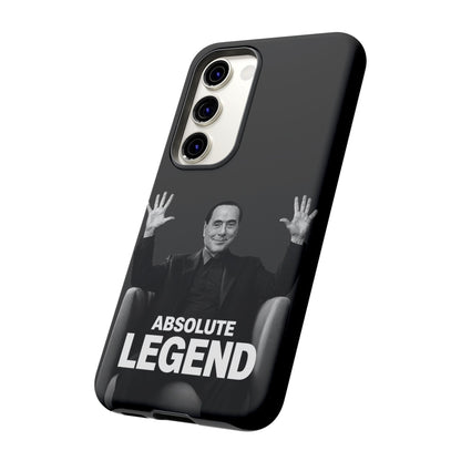 Cover "Absolute Legend" Silvio Berlusconi | iPhone e Samsung