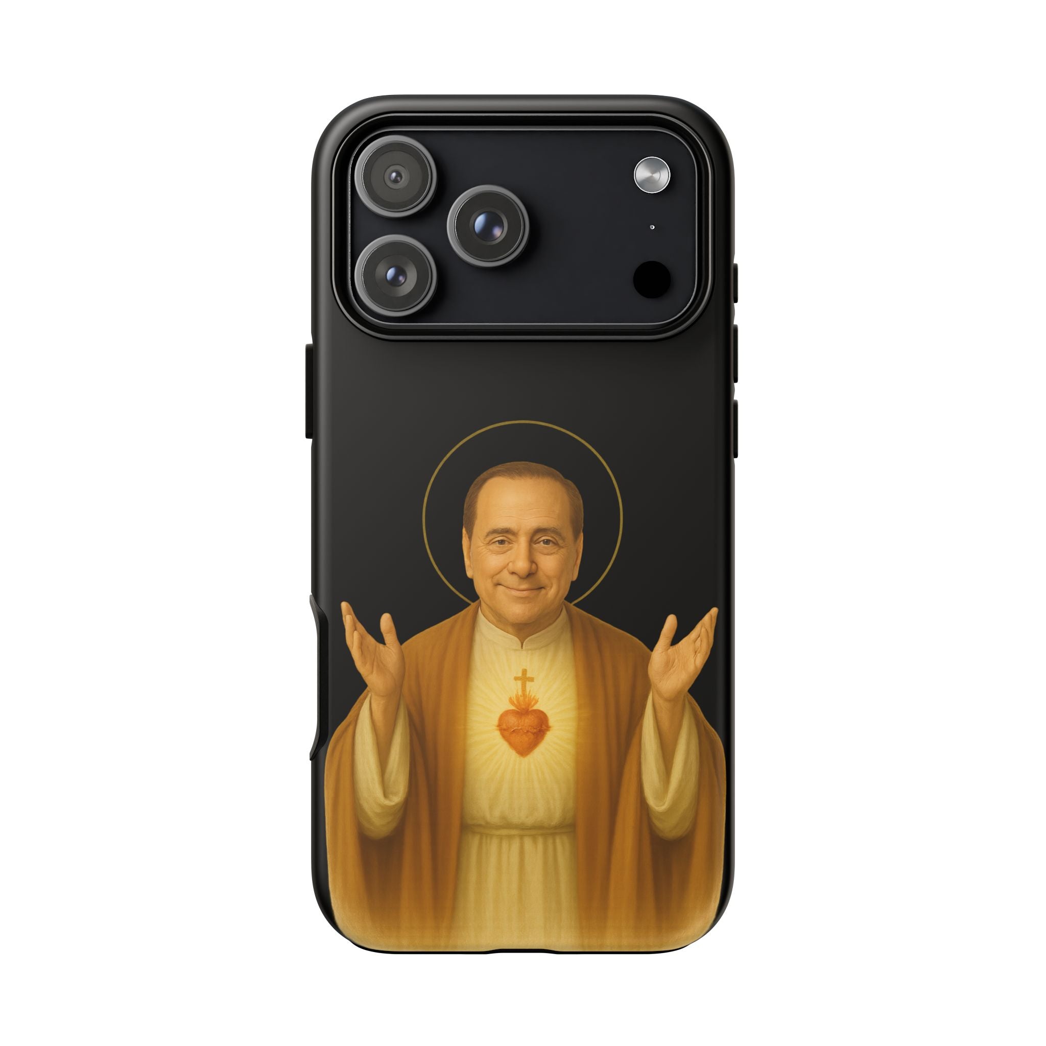 Cover iPhone/Samsung San Silvio Berlusconi