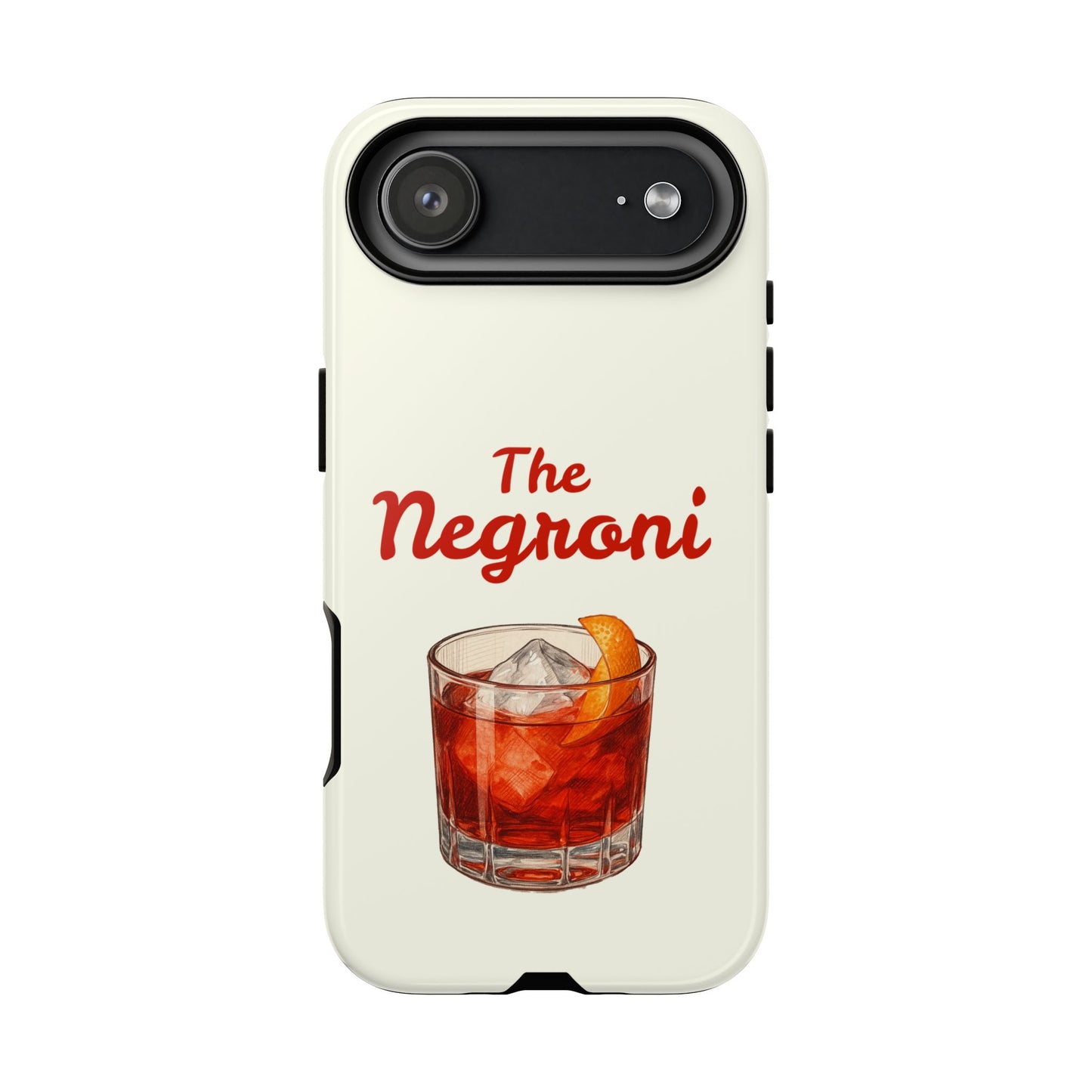 "The Negroni" Aesthetic Phone Case | Iconic Cocktail Cover for iPhone & Samsung