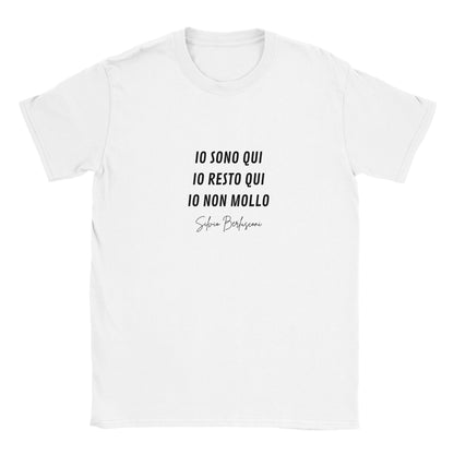 T-shirt Unisex Io Non Mollo. Silvio Berlusconi - ChicGallery