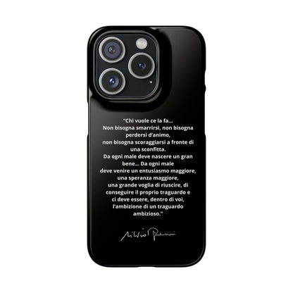 Cover Snap iPhone Silvio Motivazione - ChicGallery