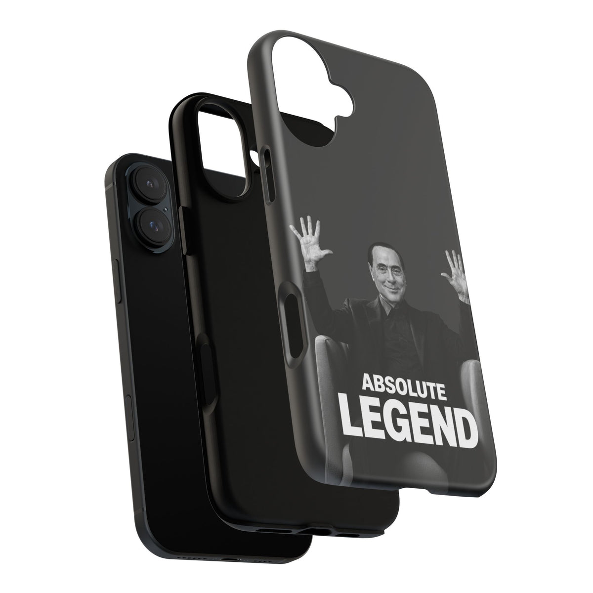 Cover "Absolute Legend" Silvio Berlusconi | iPhone e Samsung