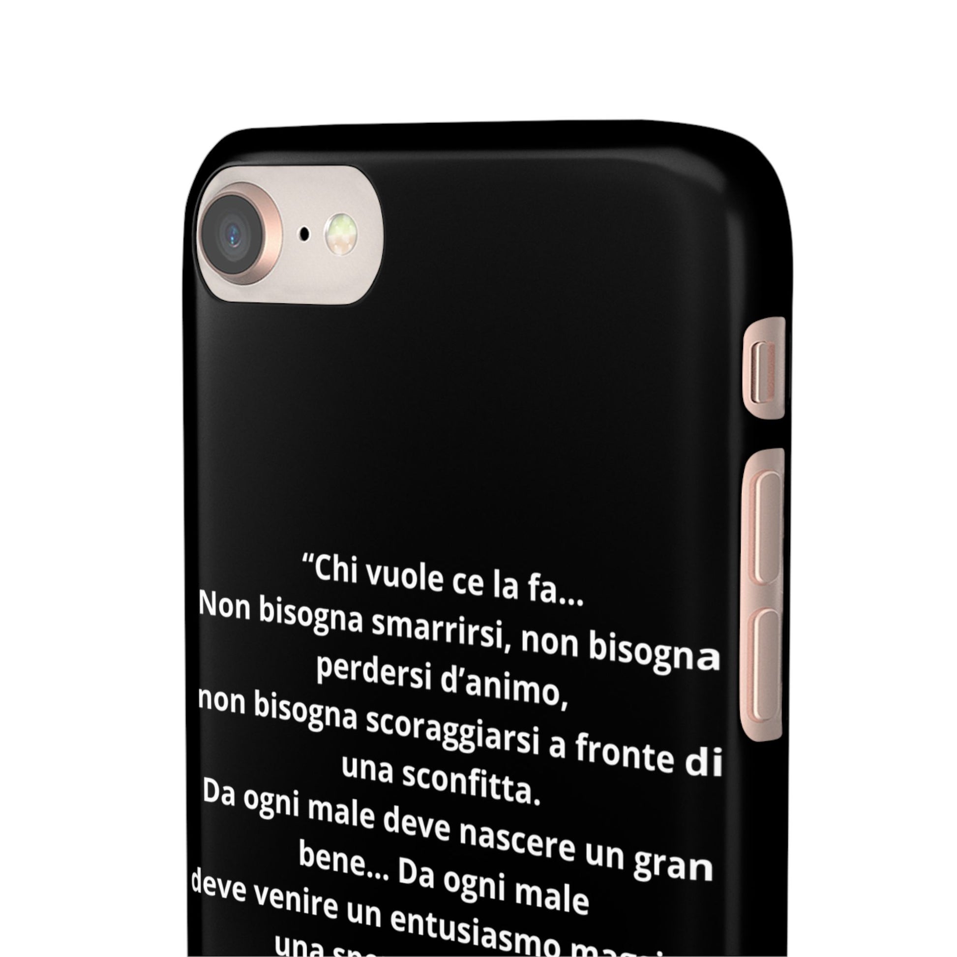 Cover Snap iPhone Silvio Motivazione - ChicGallery