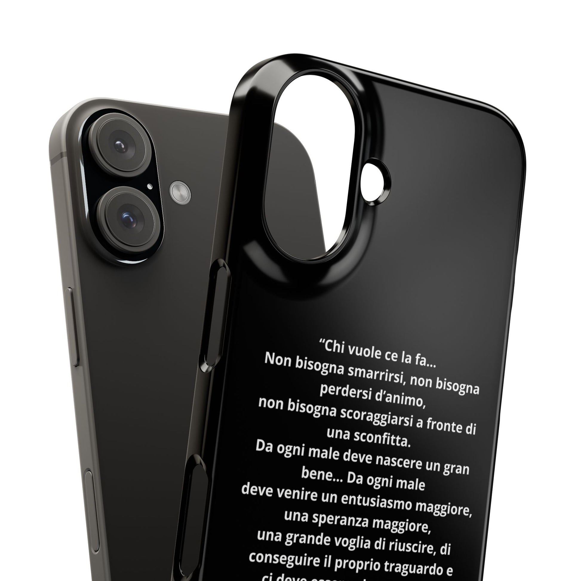 Cover Snap iPhone Silvio Motivazione - ChicGallery