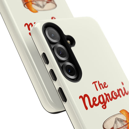 "The Negroni" Aesthetic Phone Case | Iconic Cocktail Cover for iPhone & Samsung