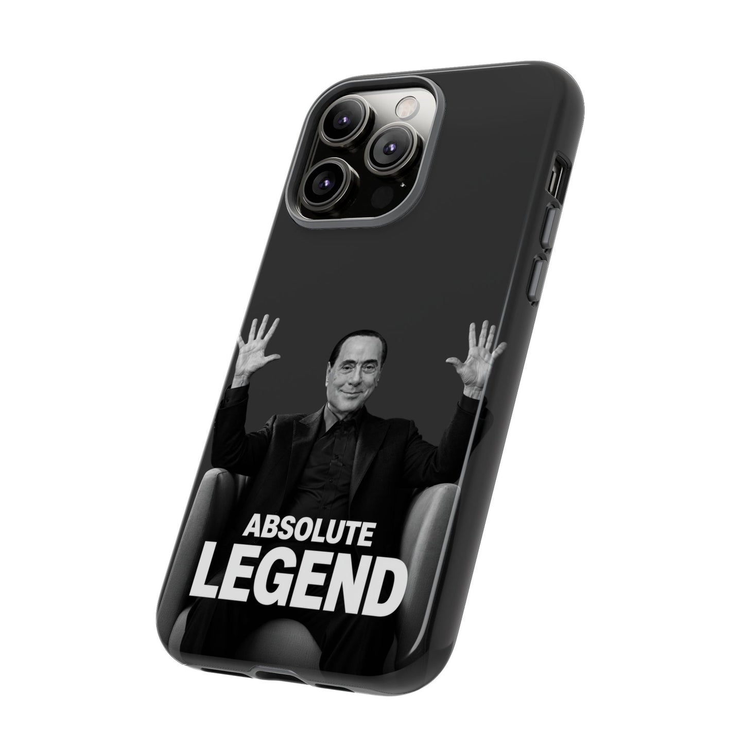 Cover "Absolute Legend" Silvio Berlusconi | iPhone e Samsung