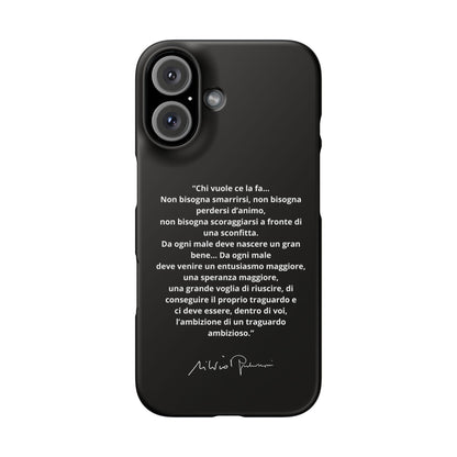 Cover Snap iPhone Silvio Motivazione - ChicGallery