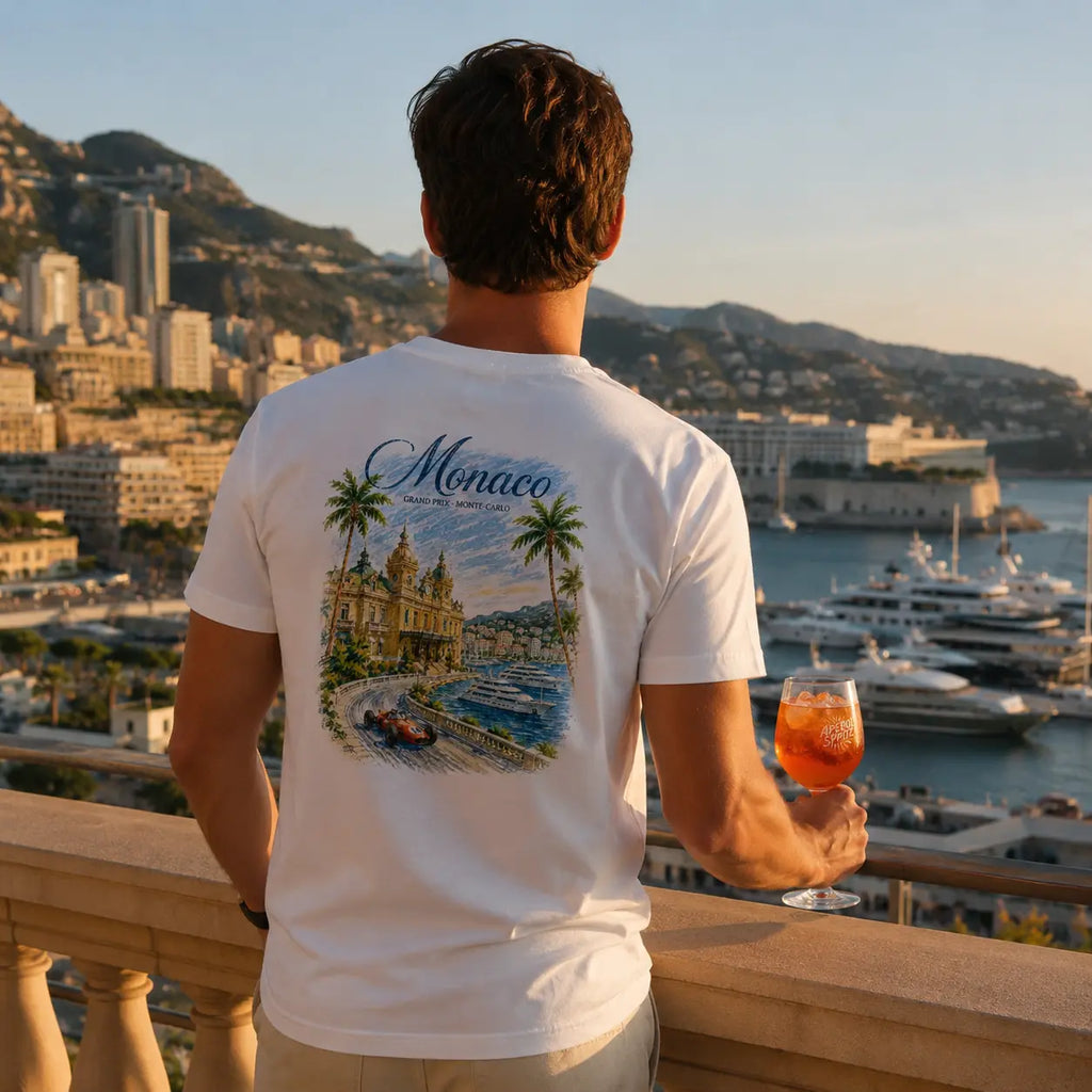 T-Shirt Monaco Grand Prix Watercolor | ChicGallery