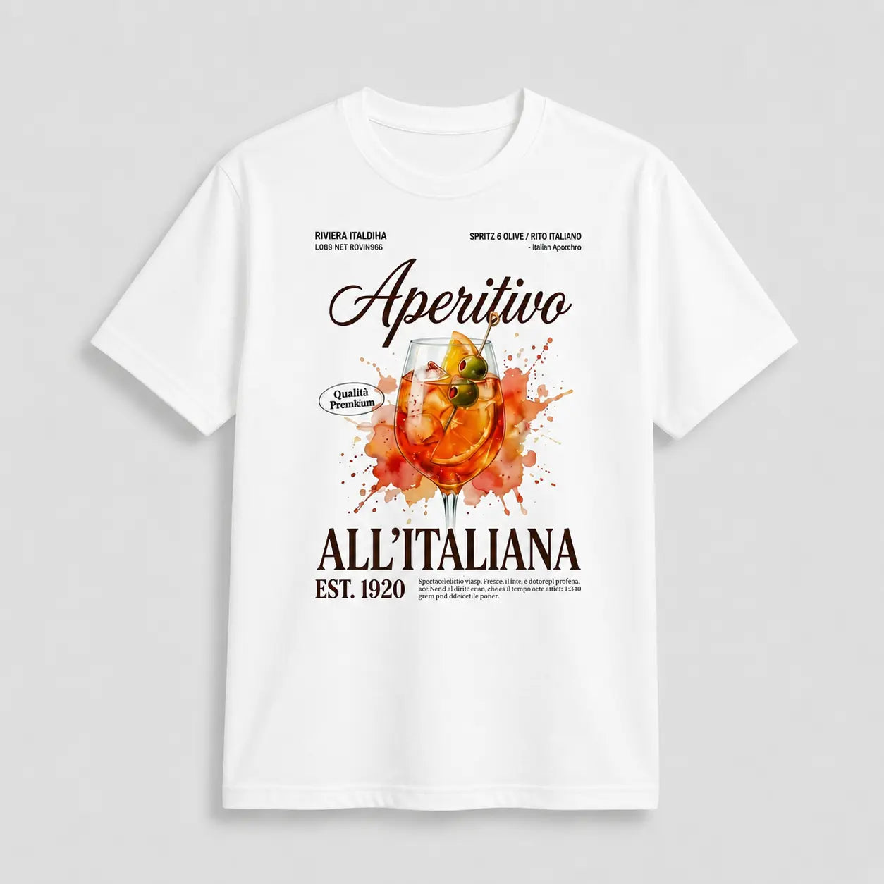 T-shirt "Aperitivo all'Italiana" — Riviera