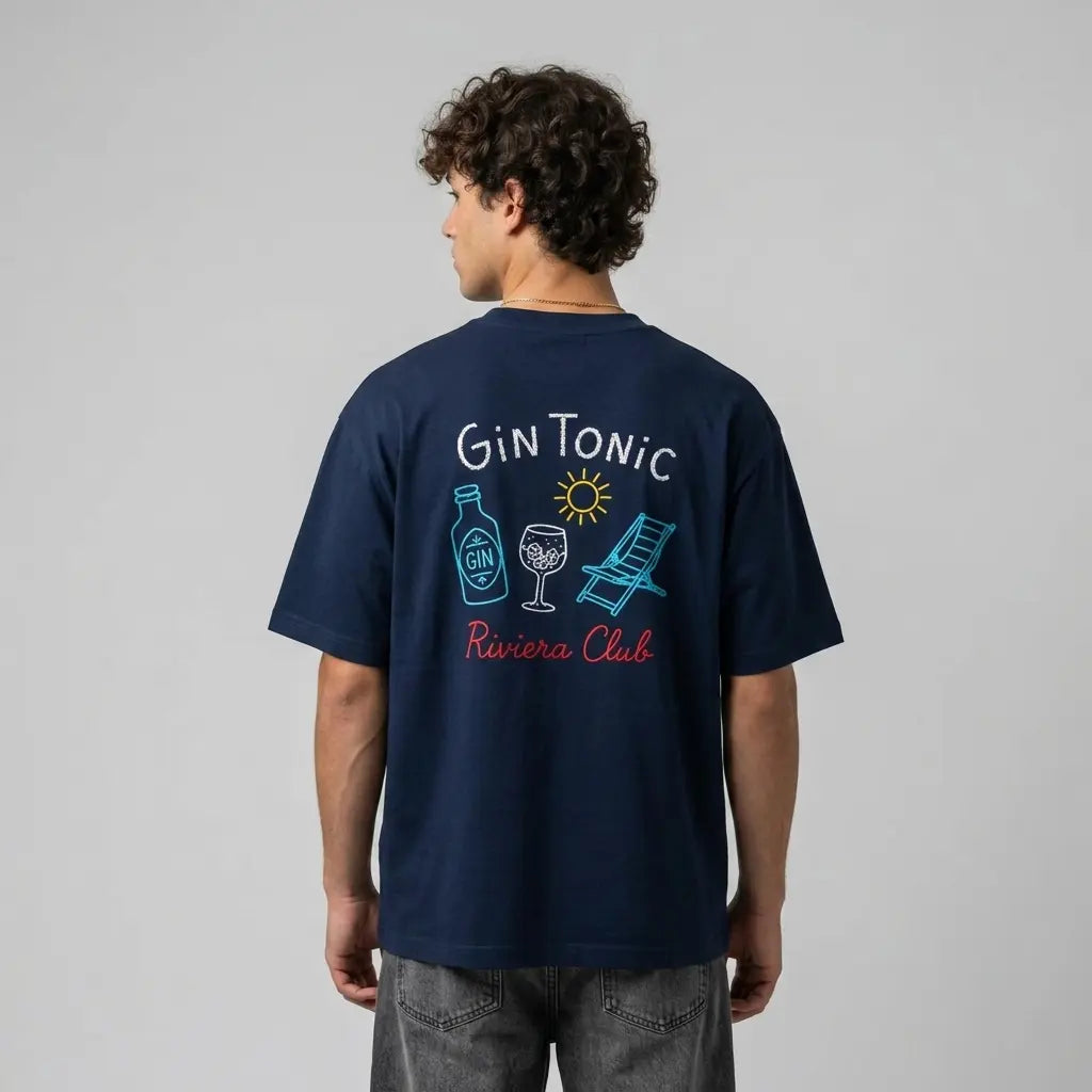 T-shirt "Gin Tonic Riviera Club" — Riviera