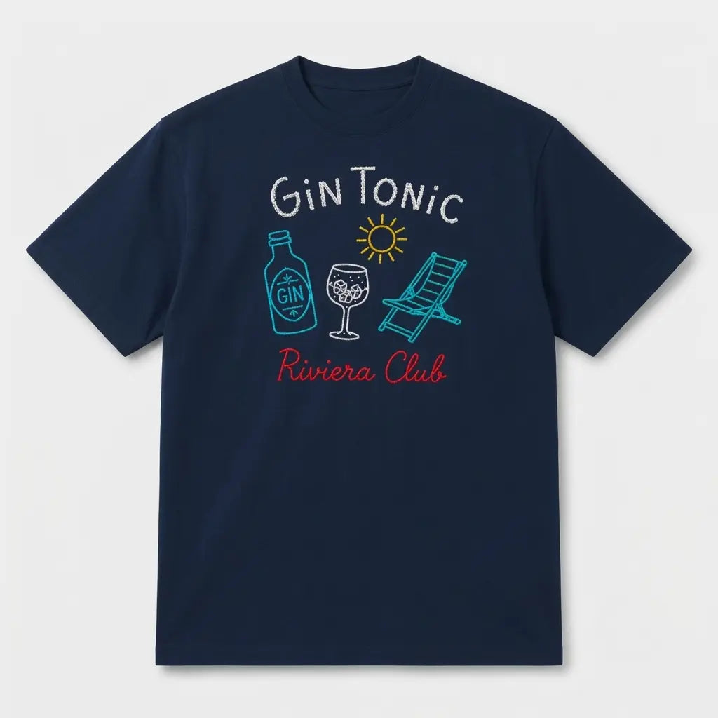 T-shirt "Gin Tonic Riviera Club" — Riviera