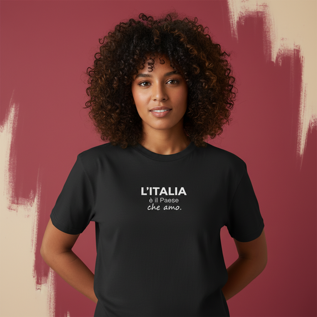 T-Shirt L'Italia è il paese che amo