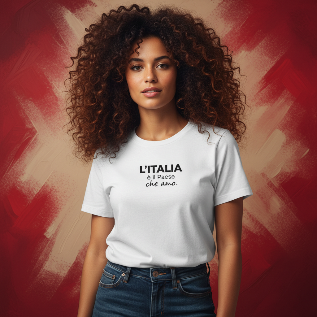 T-Shirt L'Italia è il paese che amo