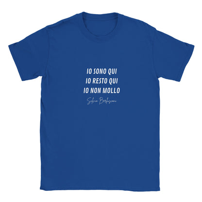 T-shirt Unisex Io Non Mollo. Silvio Berlusconi - ChicGallery