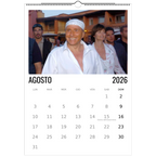 Calendario 2026 Silvio Berlusconi – mese di Agosto