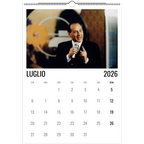 Calendario 2026 Silvio Berlusconi – mese di Luglio