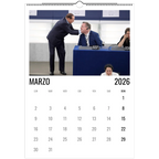 Calendario 2026 Silvio Berlusconi – mese di Marzo