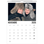 Calendario 2026 Silvio Berlusconi – mese di Novembre