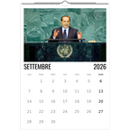 Calendario 2026 Silvio Berlusconi – mese di Settembre